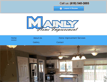 Tablet Screenshot of mainlyhomeimprovement.com